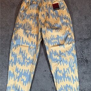 Parra Tremor Pattern Khaki Pants